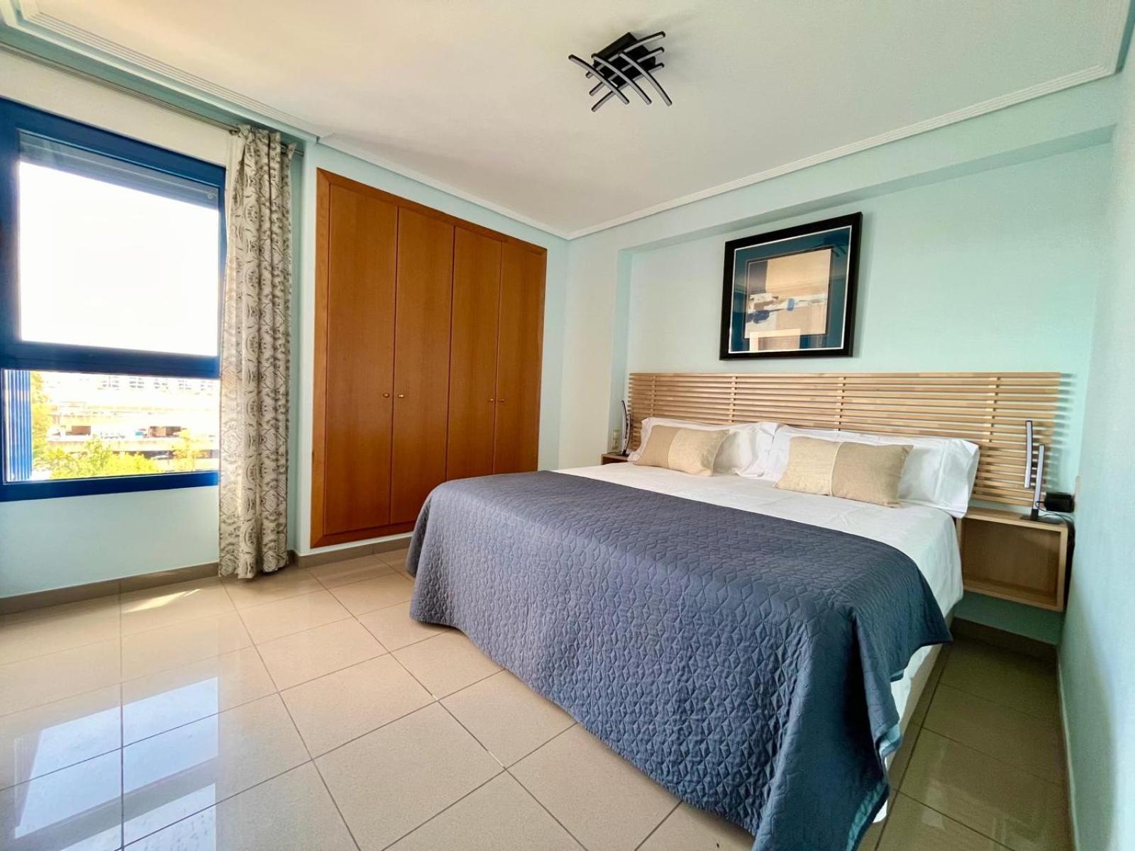 Blue Beach Apartment+Oceanview+Private Parking Valencia Buitenkant foto